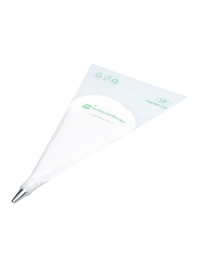 Restaurantware Pastry Tek Piping Tip, 1 Reusable Drop Flower Icing Tip - #106, Dent-Resistant, Stainless Steel Pastry Tip, Dishwasher-Safe, Decorate Cupcakes, Cakes, or Cookies - Image 2