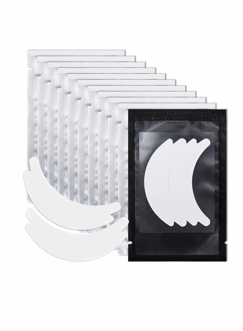 Excefore 50 Pairs Eye Pads Lash Extensions, B&Q LASH Under Eye Pads For Lash Extensions Sticky Well Foam Eye Pads Lint Free Lash Pads for Eyelash Extensions Hypoallergenic Waterproof Eye Patches - Image 1