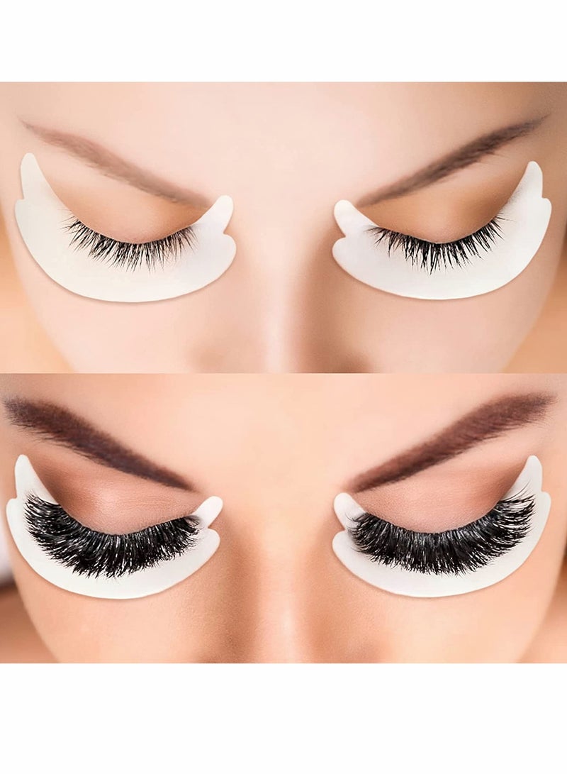 Excefore 50 Pairs Eye Pads Lash Extensions, B&Q LASH Under Eye Pads For Lash Extensions Sticky Well Foam Eye Pads Lint Free Lash Pads for Eyelash Extensions Hypoallergenic Waterproof Eye Patches - Image 5