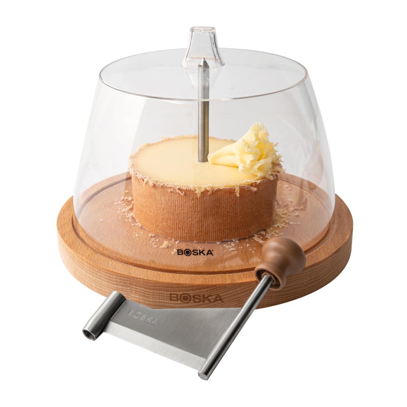 BOSKA Cheese Curler Amigo Stainless Steel - Best for Cheese Wheel or Chocolate - Multifunctional Rust-Proof Shredder - Manual Handheld Flaker - 10 Year Warranty - Image 1