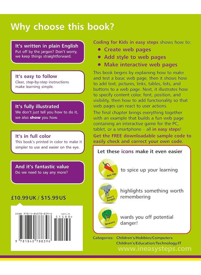 Coding for Kids in easy steps - Image 2