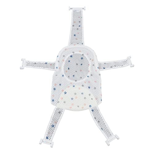 Garosa Baby Bath Seat Support Net Adjustable Versatile Infant Bathtub Sling Shower Mesh for Infant (Star) - Image 1