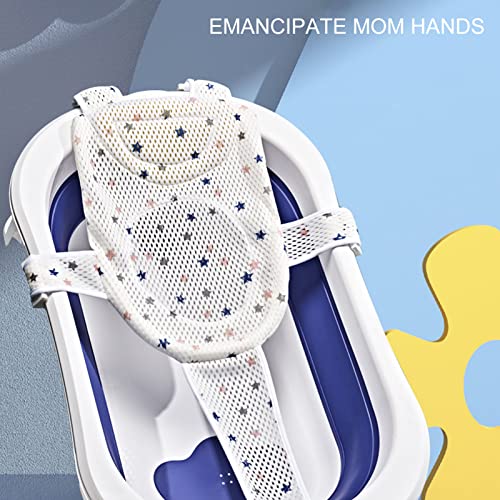 Garosa Baby Bath Seat Support Net Adjustable Versatile Infant Bathtub Sling Shower Mesh for Infant (Star) - Image 4