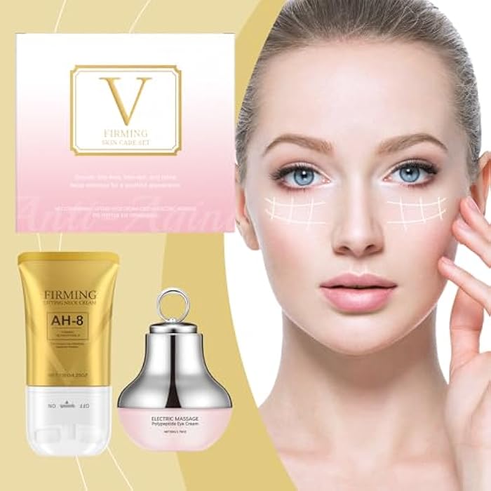 Sleek Neck & Eye Cream Firming Skin Care, Anti-Aging Eye Moisturizer, Smooth of Fine Lines, Skin Moisturizer, Visibly Reduces Neck Wrinkles and Eye Sagging Deep Moisturizing Skincare - Image 5