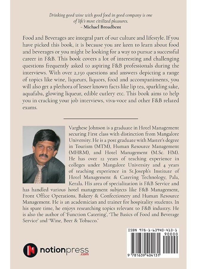 Notion Press An Interviewee's Guide to F&b Service: 2,150 Questions and Answers on F&b Service - Image 2