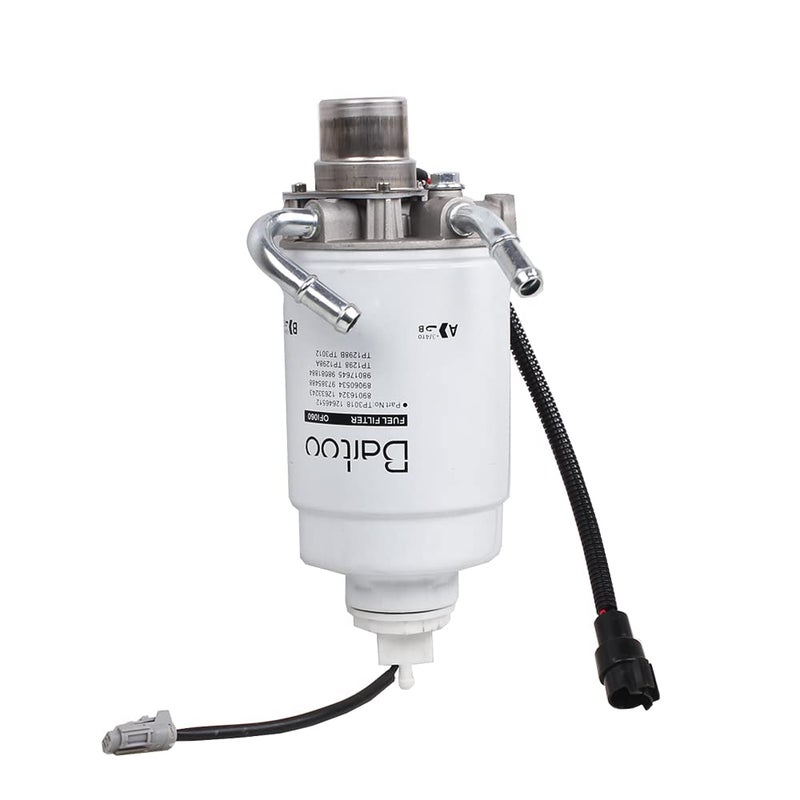 مجموعة فلتر وقود ديزل BARTOO 66L Duramax بديل لشيvrolet Silverado GMC Sierra 2500 HD 3500 HD من 2004 إلى 2013 مع مستشعر الماء في الوقود يستبدل 12642623 12639448 TP3018