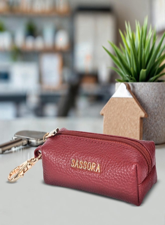 Sassora Premium Genuine Leather Unisex Key Case - Image 4