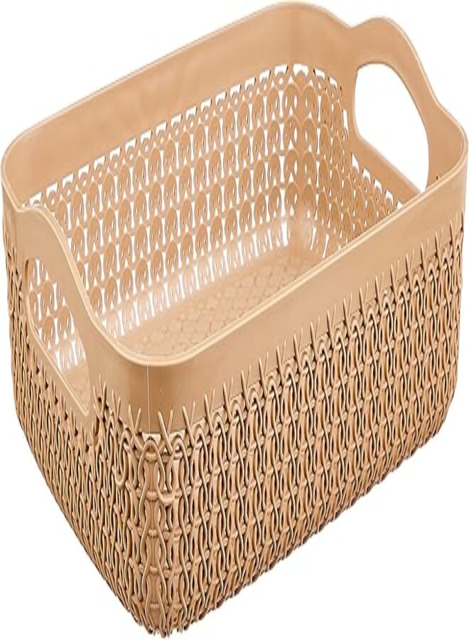 Turt multi-use basket, beige, large