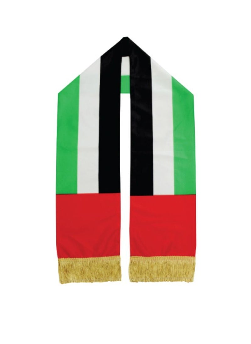 Yuwell UAE National Day Flag Scarf 148X17CM 