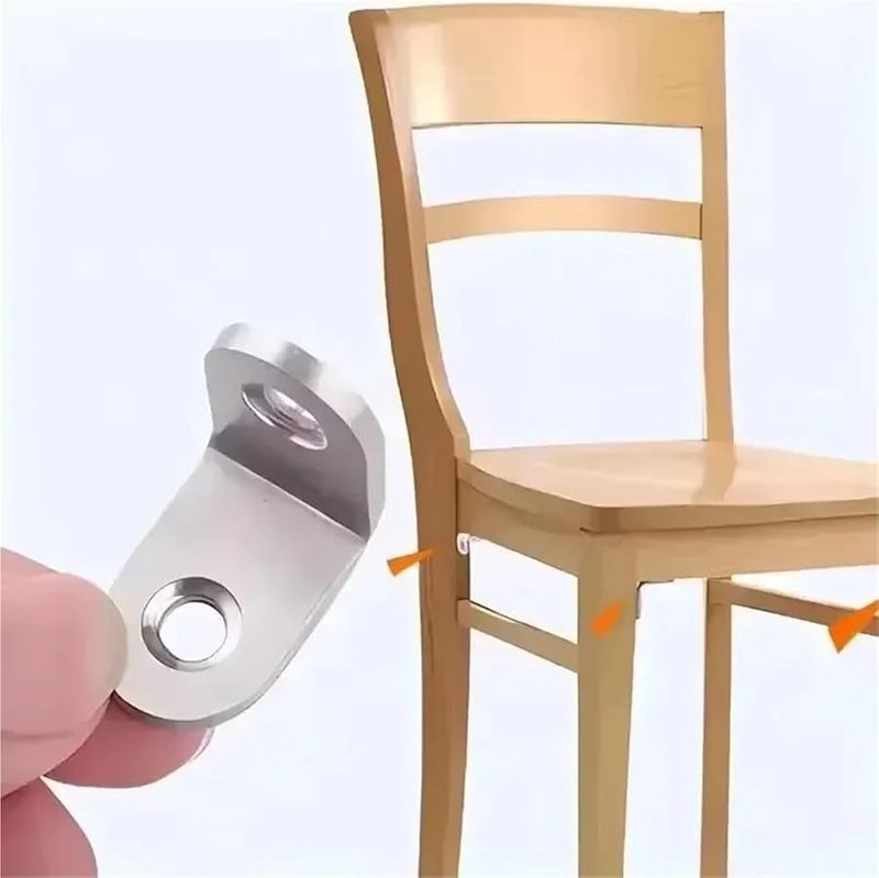 Stainless Steel 90 Degree Corner Brackets 50pcs With Screws 50Set 2x2cm - Image 4