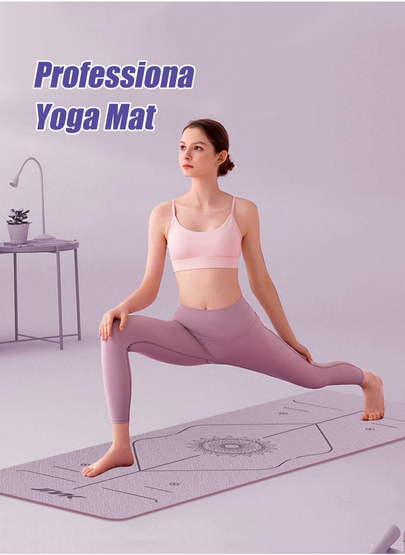 URbazaar - Yoga Mat for Women and Men, Extra Long and Wide Exercise Mat(72"x24"), Large Non Slip Workout Mat for Yoga, Pilates, Fitness, Barefoot Workouts, Home Gym Studio - Image 1