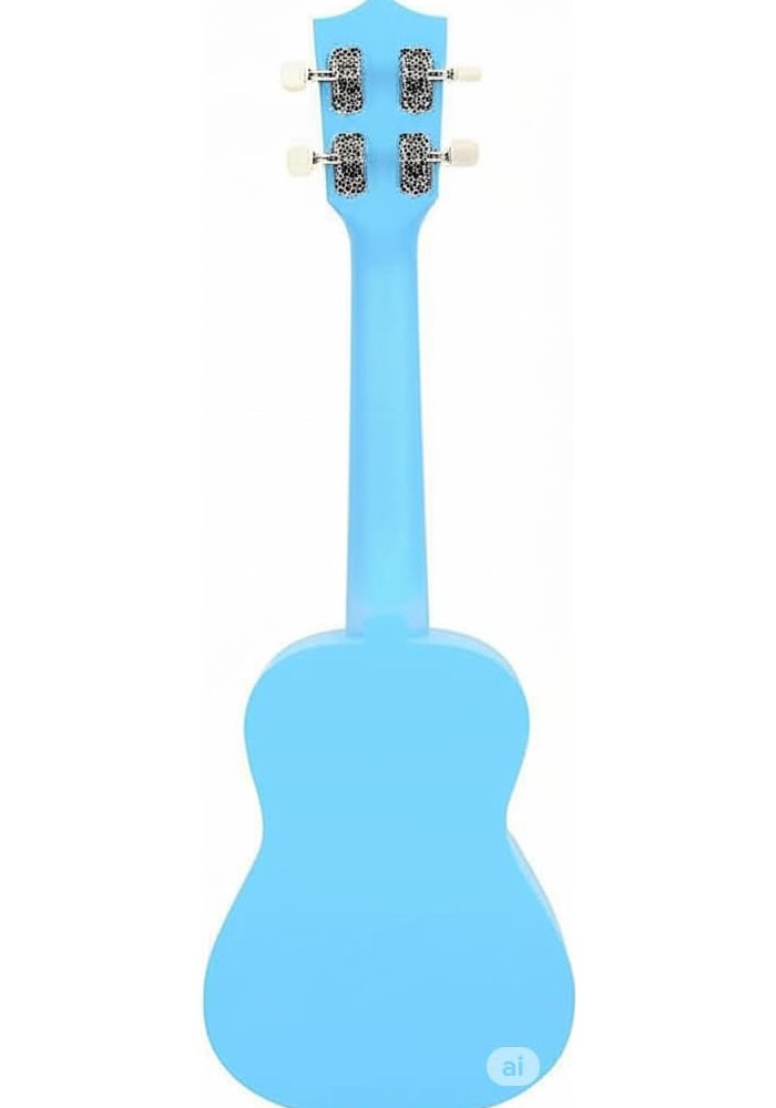 MegArya 21" Soprano Ukulele Starter Kit - Premium Mahogany Hawaiian Uke for Beginners, Kids & Adults - Blue - Image 4