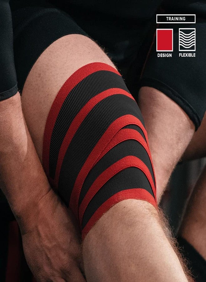 Kobo Competetion Power Lifting Knee Wraps with Wrist Support - Image 2