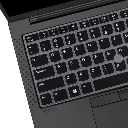 RAYA Silicone Keyboard Cover Only Fit for Lenovo Thinkpad E14 (Gen5/Gen6) & Thinkpad L14 (Gen4) Thinkpad T14s (Gen4) Laptops [Will NOT FIT for Any Other Gen or Series Model of Thinkpad] (Black) - Image 3
