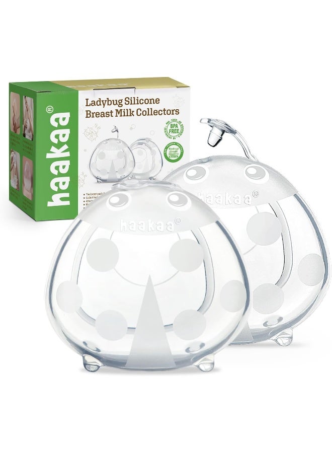 haakaa Ladybug Milk Collectors Breastmilk Catcher Wearable Nursing Cups - Image 1