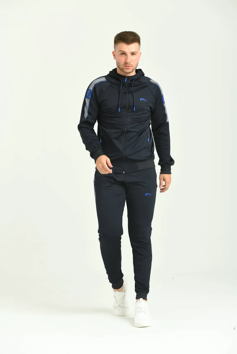Cramp Spor ts Sleeve Printed Diving Fabric Tracksuit Set