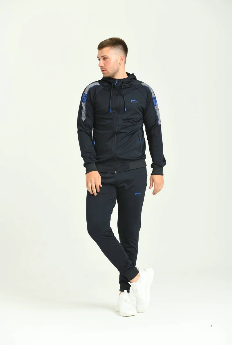 Cramp Spor ts Sleeve Printed Diving Fabric Tracksuit Set