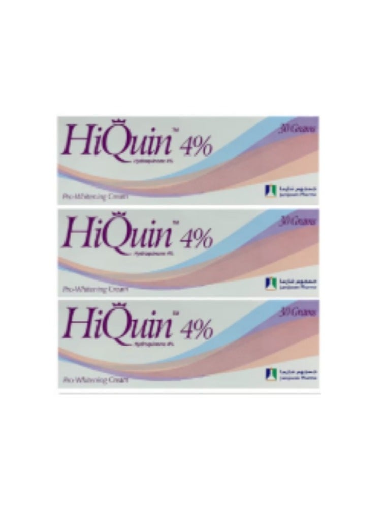 فارما هاي كوين 4% كريم تفتيح البشرة 30 جم 3 قطع