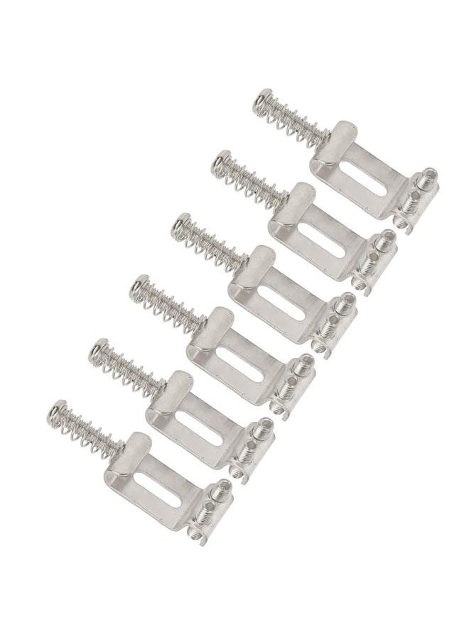 Thoraya - Electric Guitar Bridge Saddle Pull String Code for Stratocaster Telecas Performance AccessoriesSilver - Image 1
