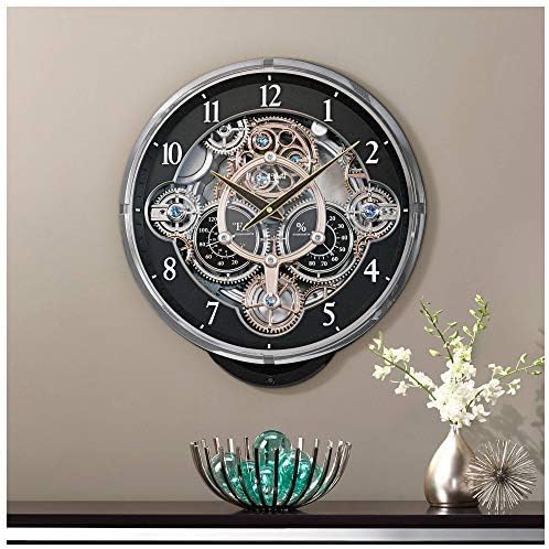 Rhythm Clocks Gadget Magic Motion Clock Black - Image 3