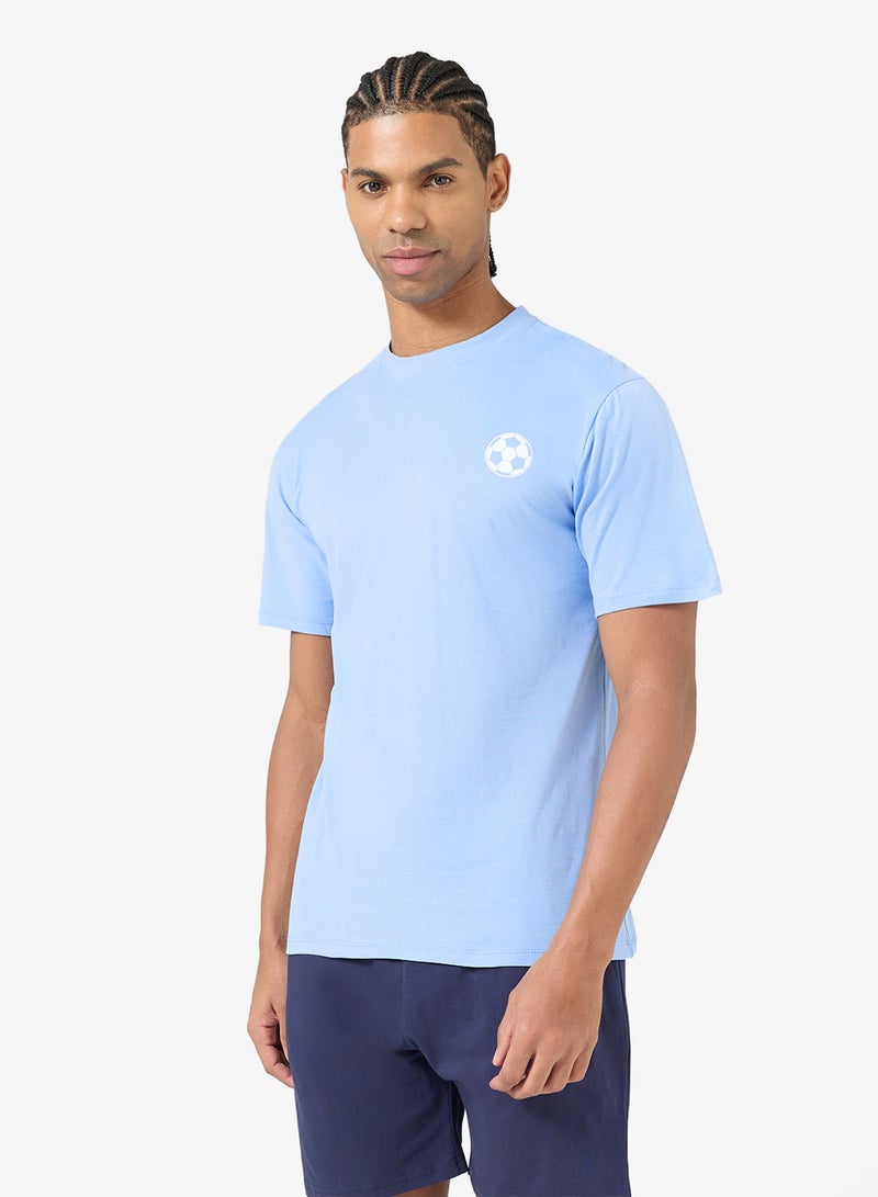 سفنتي فايف طقم بيجامة تي شيرت وشورت - Image 3