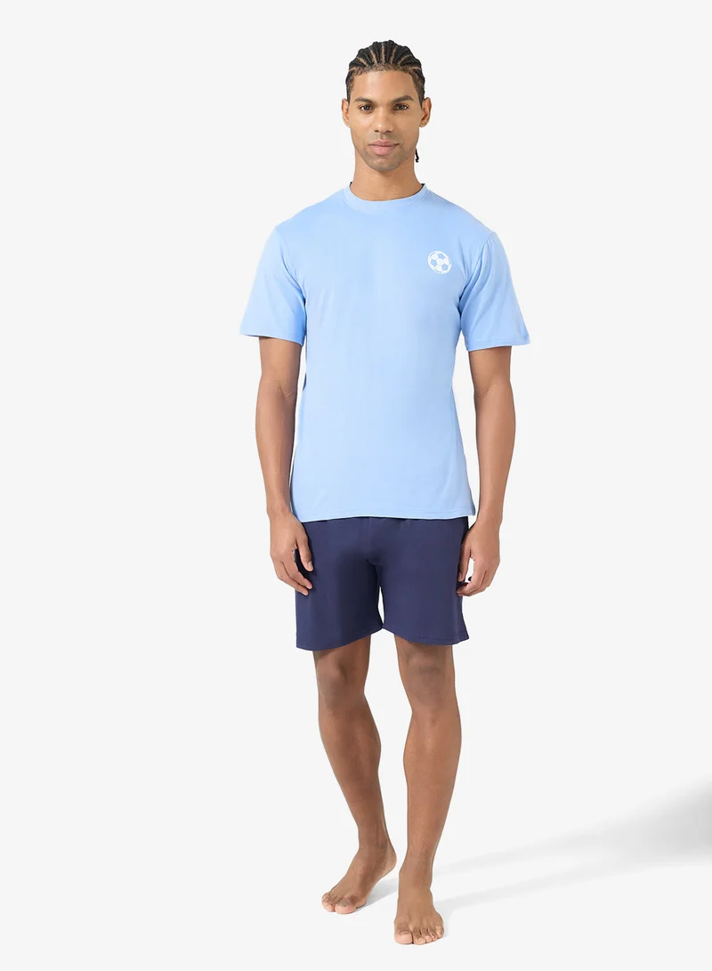 Seventy Five Nightwear T-Shirt & Shorts Set