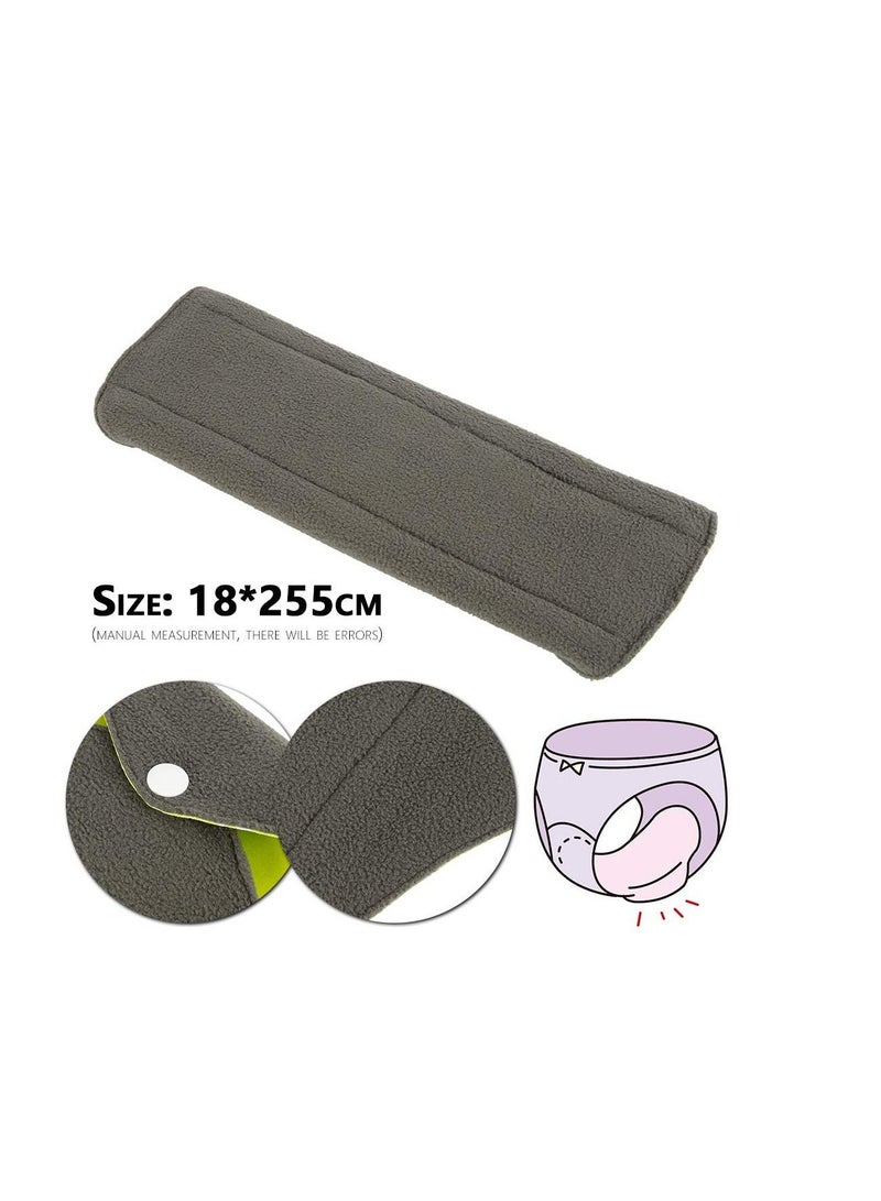 5 Pack Reusable Sanitary Pads, Bamboo Charcoal Towels, Washable Waterproof Menstrual Absorbent Cloth Medium to Heavy Flow Eco Friendly Pads  - Image 5