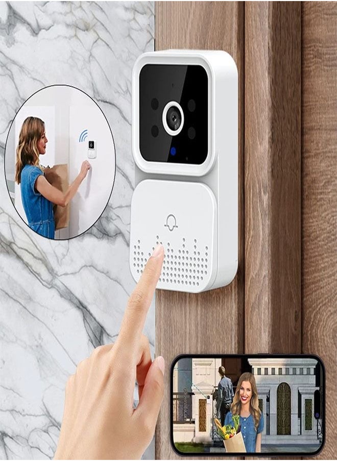 fashionhome - Wireless Video Intercom Doorbell Camera Wireless Video Door Phone Doorbell HD Camera IR Alarm Security Door Bell Wi-Fi Intercom for Home Apartment - Image 1