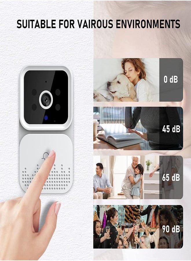 fashionhome - Wireless Video Intercom Doorbell Camera Wireless Video Door Phone Doorbell HD Camera IR Alarm Security Door Bell Wi-Fi Intercom for Home Apartment - Image 1