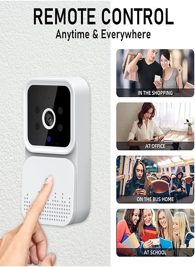 fashionhome - Wireless Video Intercom Doorbell Camera Wireless Video Door Phone Doorbell HD Camera IR Alarm Security Door Bell Wi-Fi Intercom for Home Apartment - Image 1