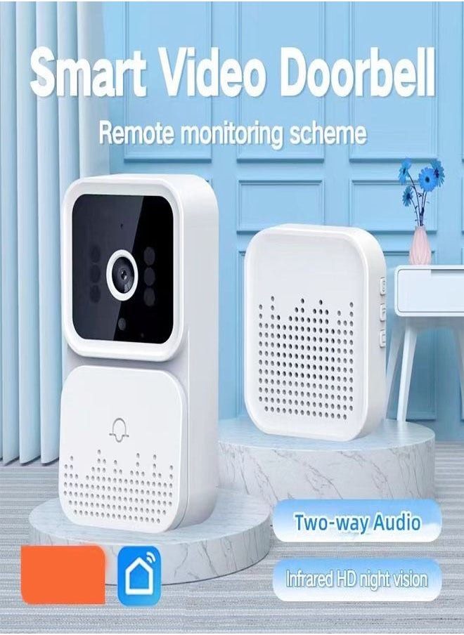 fashionhome - Wireless Video Intercom Doorbell Camera Wireless Video Door Phone Doorbell HD Camera IR Alarm Security Door Bell Wi-Fi Intercom for Home Apartment - Image 1
