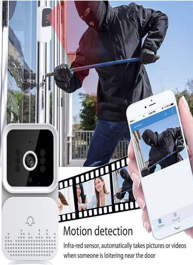 fashionhome - Wireless Video Intercom Doorbell Camera Wireless Video Door Phone Doorbell HD Camera IR Alarm Security Door Bell Wi-Fi Intercom for Home Apartment - Image 1