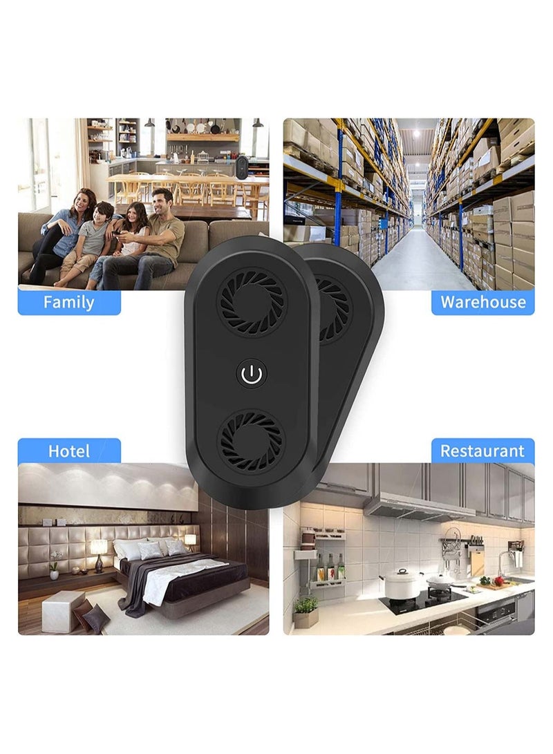 SOLARAE 2 Pcs Ultrasonic Pest Repeller Indoor Anti Insect Plug in Control Electronic Moths Repellent Against - Image 3