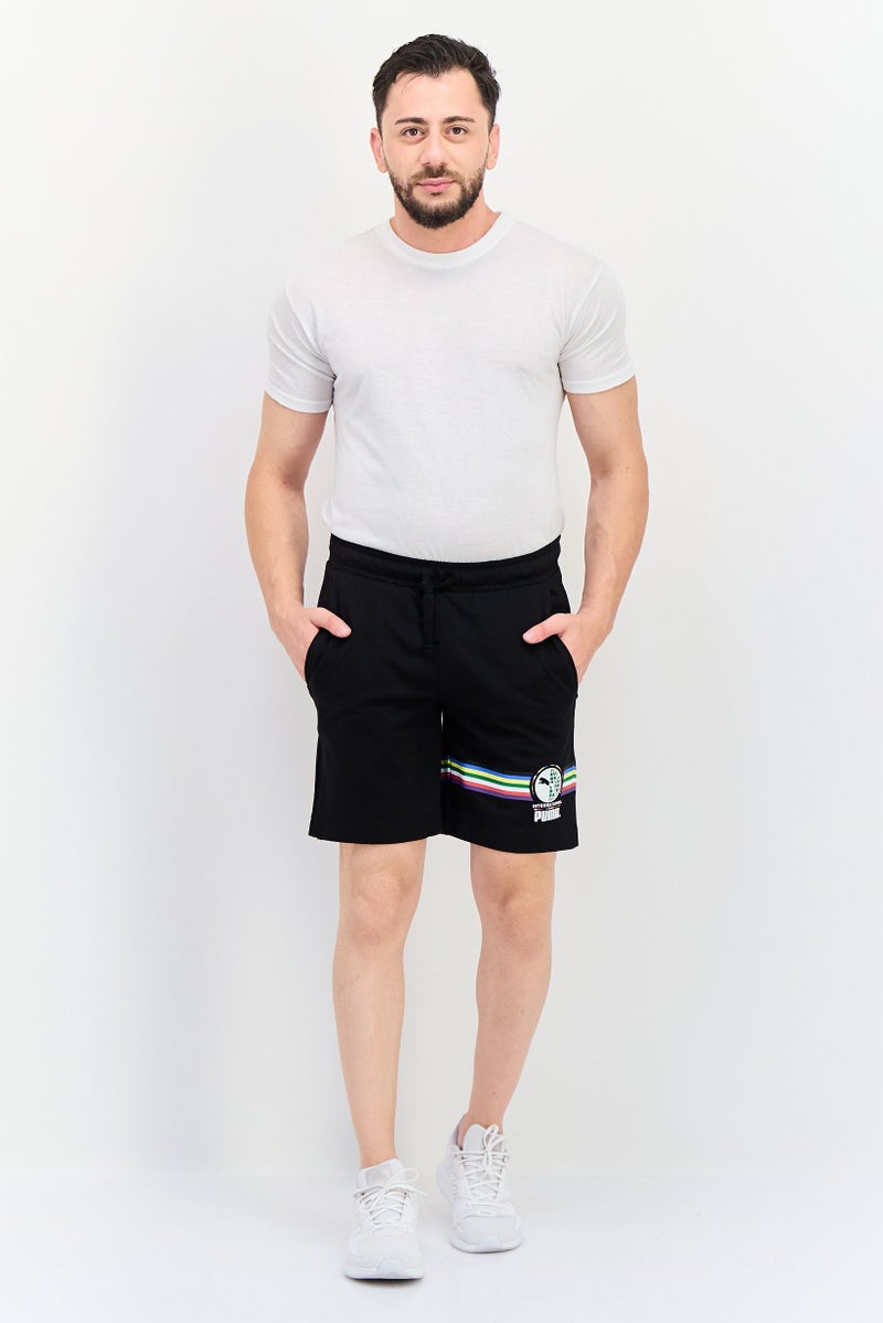 PUMA شورتات رياضية للرجال، مناسبة للجري، أسود - Image 4