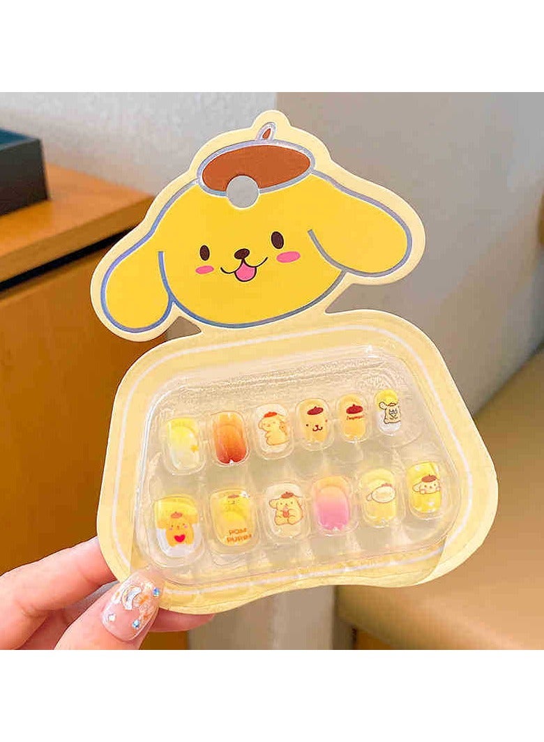 ملصقات أظافر لاصقة ذاتية بتصميم شخصيات سانريو الكرتونية