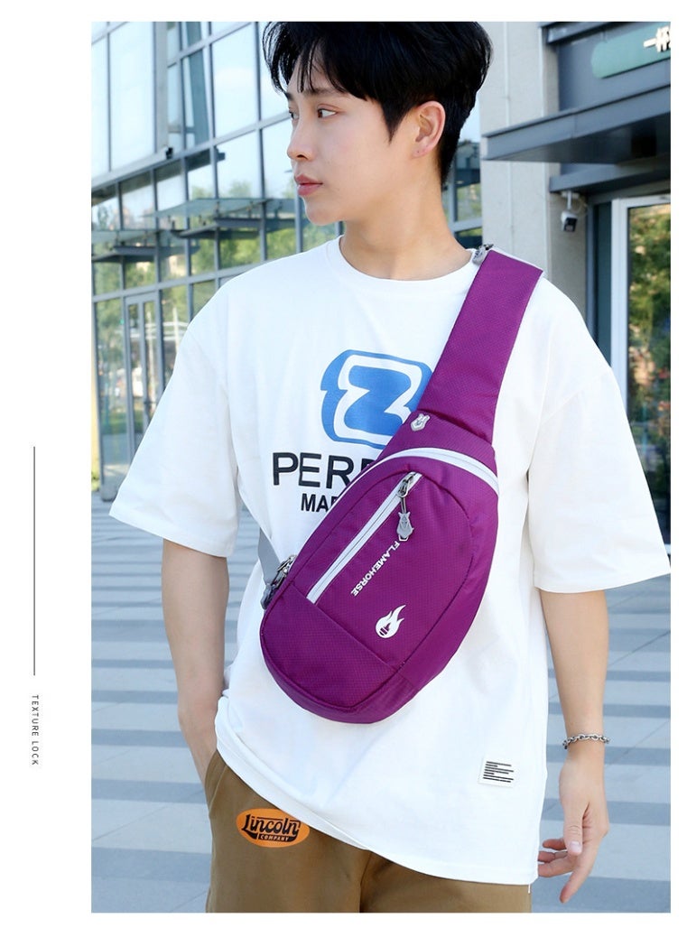 FLAMEHORSE Outdoor Chest Bag Messenger Bag Ultralight Men's And Women's Backpack Outdoor Sports Bag Travel Cycling Small Bag - Image 3