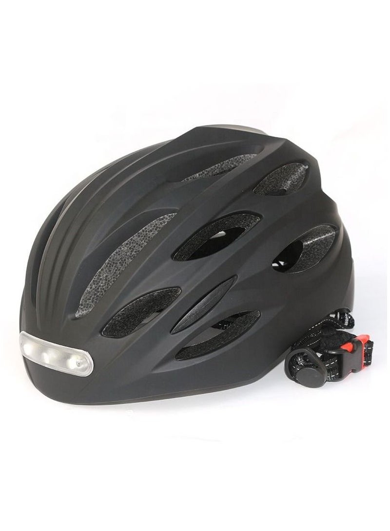 OVERS Cycling helmet with USB rechargeable LED lights in the back and front. - Image 4