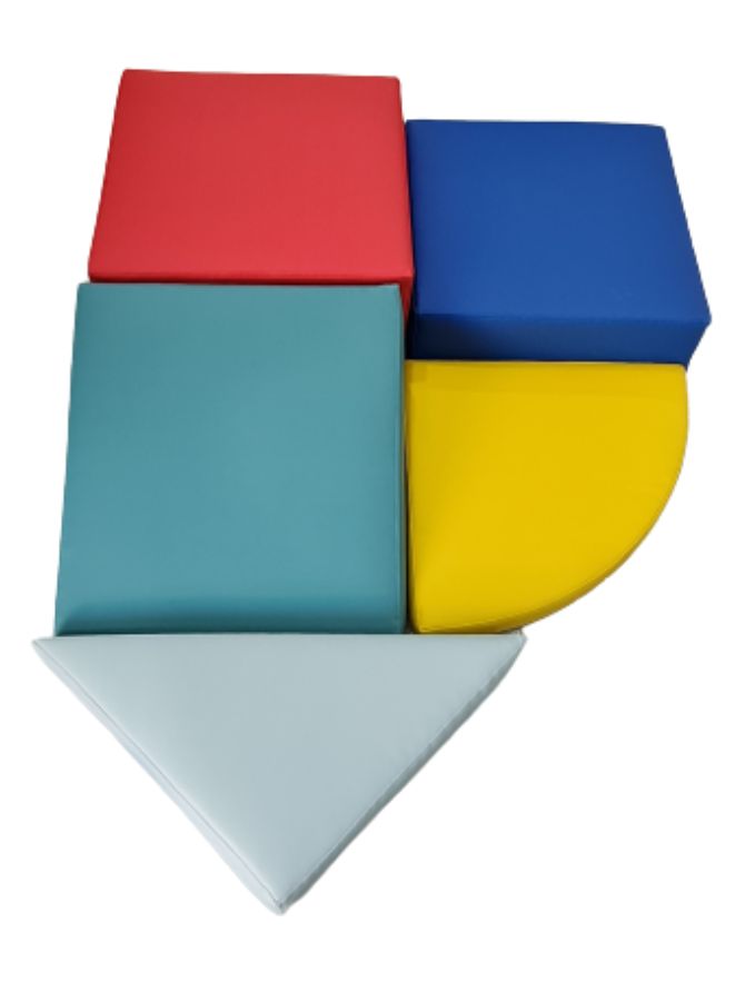FDP SoftScape Playtime Corkscrew Climber for Infants and Toddlers, Colorful Beginner Soft Foam Structure for Indoor Active Play, Crawling, Climbing, Sliding (5-Piece Set)  - Image 3