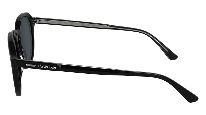 CALVIN KLEIN إطار كامل من الأسيتات نظارات شمسية كالفن كلاين Ck24538S N 5120 (001) أسود - Image 1