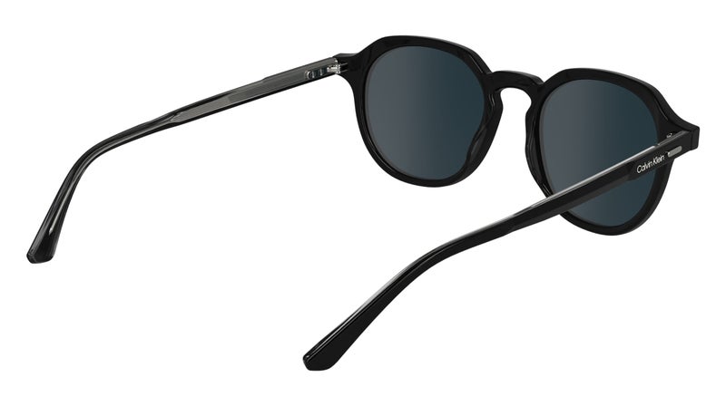 CALVIN KLEIN إطار كامل من الأسيتات نظارات شمسية كالفن كلاين Ck24538S N 5120 (001) أسود - Image 4