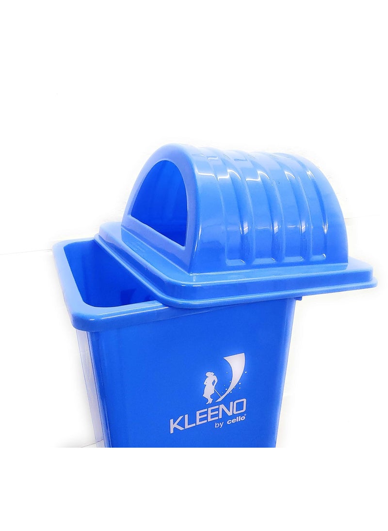 Kleeno Cello Kleeno Dome Lid Plastic Garbage Dustbin Bucket 80 LTR Blue  - Image 3