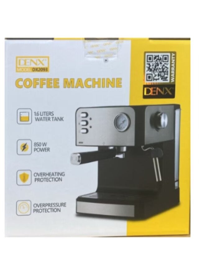 DENX 1.6L Coffee Machine (Model DX2093) - Image 5