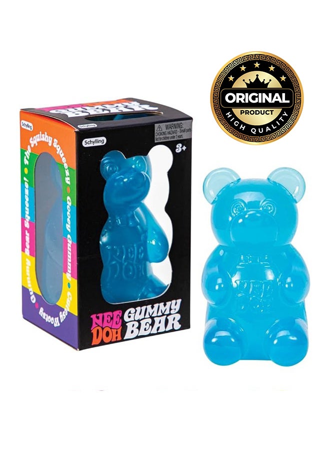 Schylling NeeDoh Gummy Bear-BLUE - Image 1