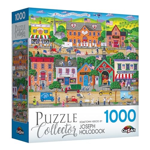 RoseArt - Puzzle Collector - Hometown Heroes - 1000 Piece Jigsaw Puzzle for Adults - Image 2