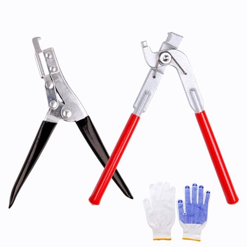 WAGX Radiator Repair Pliers Tool Set, Car Radiators Opening Tab Lifter and Closing Header Tool for Radiator Tank Repair and Maintenance on Cars and Trucks - Image 1