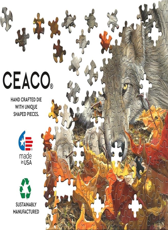 سيكو أحجية الصور المقطوعة Ceaco - تأمل الذئب - 500 قطعة - Image 5