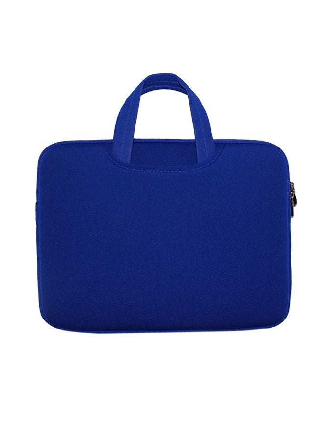 NIBEMINENT Soft Sleeve Bag Case Briefcase Handlebag Pouch For Macbook Pro Blue 