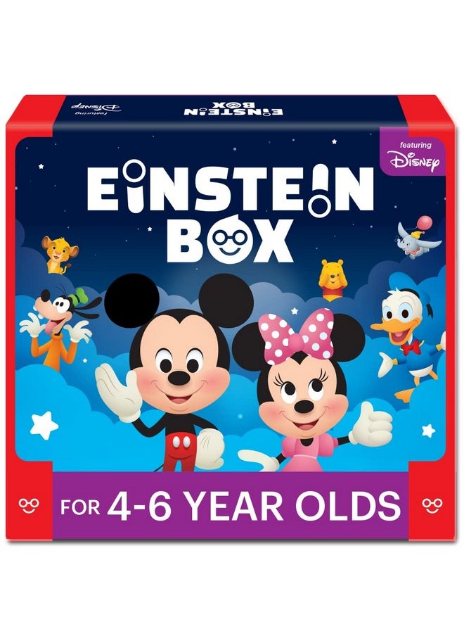 Einstein Box Einstein Box Featuring Disney for 4-5-6 Year Old Boys/Girls | Disney Gift Toys for Kids | Learning and Educational Toys, Games and Books | STEM Toys |  - Image 1