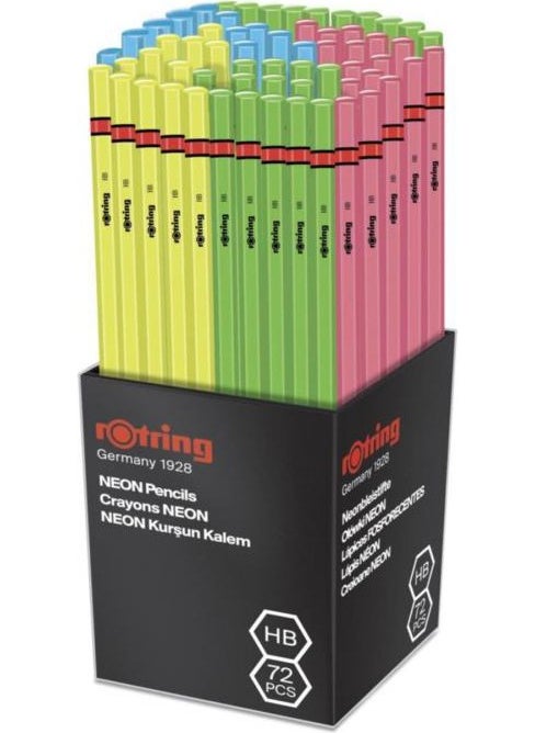 Rotring Pencil Neon Highlighter 72 Pieces 
