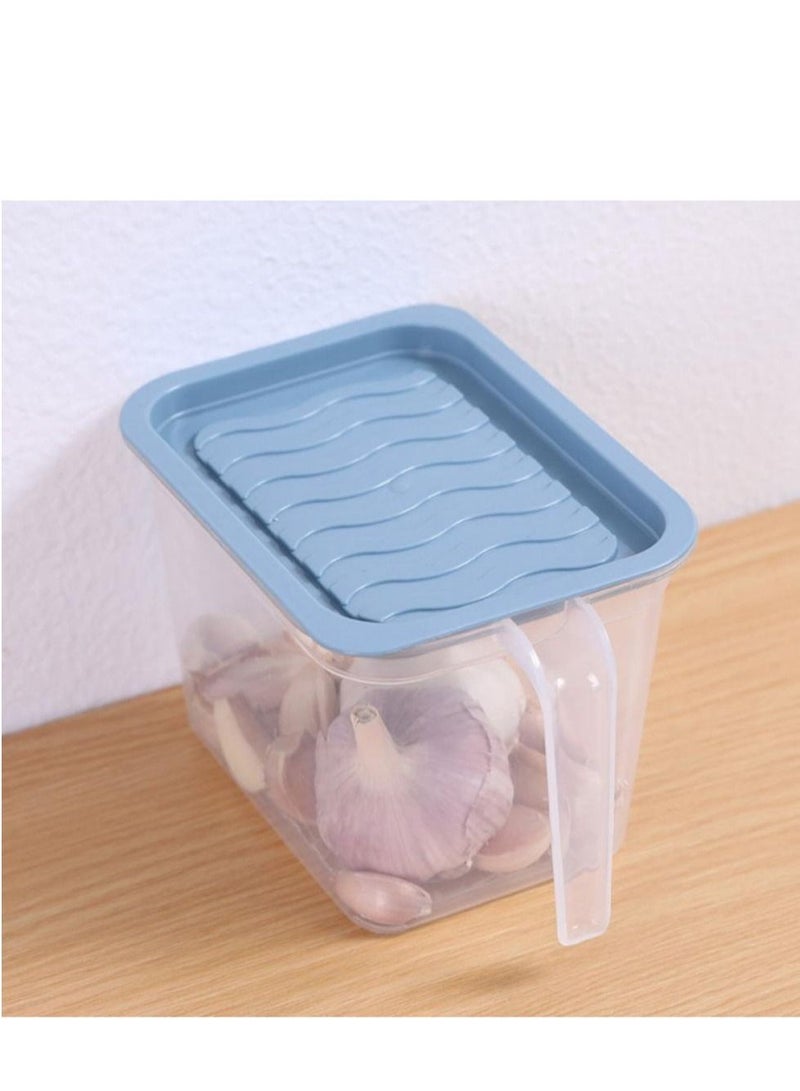 DARIYAH Plastic receptacle basket with handle kitchen box refrigerator XQ-024B - Image 1